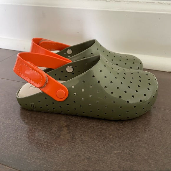 Mini Melissa Other - Mini Melissa Toddler Furadinha Babouche Clog Olive Green Size 10 MSRP $50